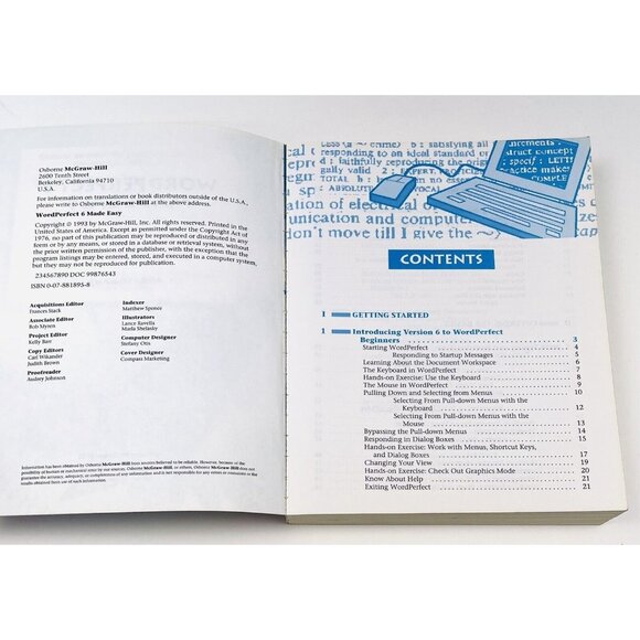 WordPerfect 6 Made Easy by Mella Mincberg (1993, Trade Paperback) EUC - Picture 2 of 6